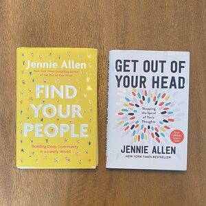 Jennie Allen Book Set - Get out of your head & Find your people